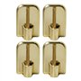 Lot de 4 supports adhésifs Or