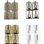 Lot de 4 supports adhésifs Or