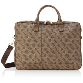 Guess 4G Uptown Computer Bag Sacoche pour Ordinateur Portable 15" Marron