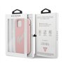 Guess Hardcase Coque de Protection Vintage en Silicone pour iPhone 12 Pro Max 6,7" Vert rosé
