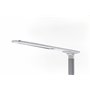 Ninetech LAMP100 Lampe LED avec Chargeur par Induction et Port USB, Plastique, Intégré, 2 W, Gris