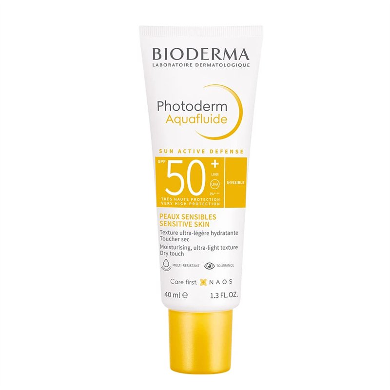 PHOTODERM MAX Aquafluide SPF 50+ 40ml | Très haute protection quotidienne anti-brillance – Plaisir et facilité d'application | Co