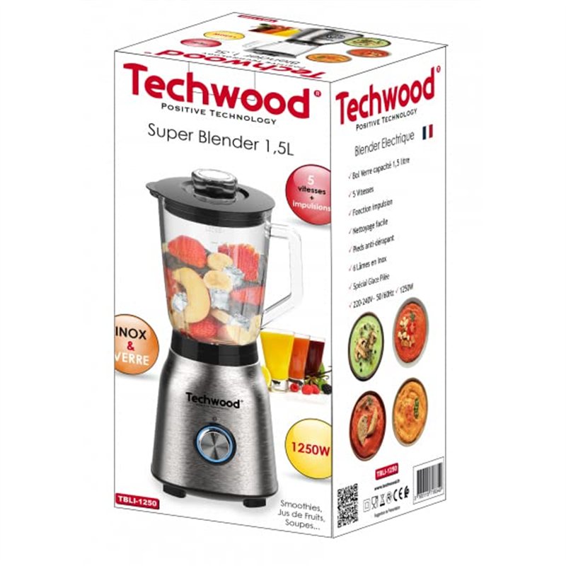 Image secondaire de Techwood TPF-26 Presse Agrumes Electrique 15,7 x 14,7 x 24,6 cm