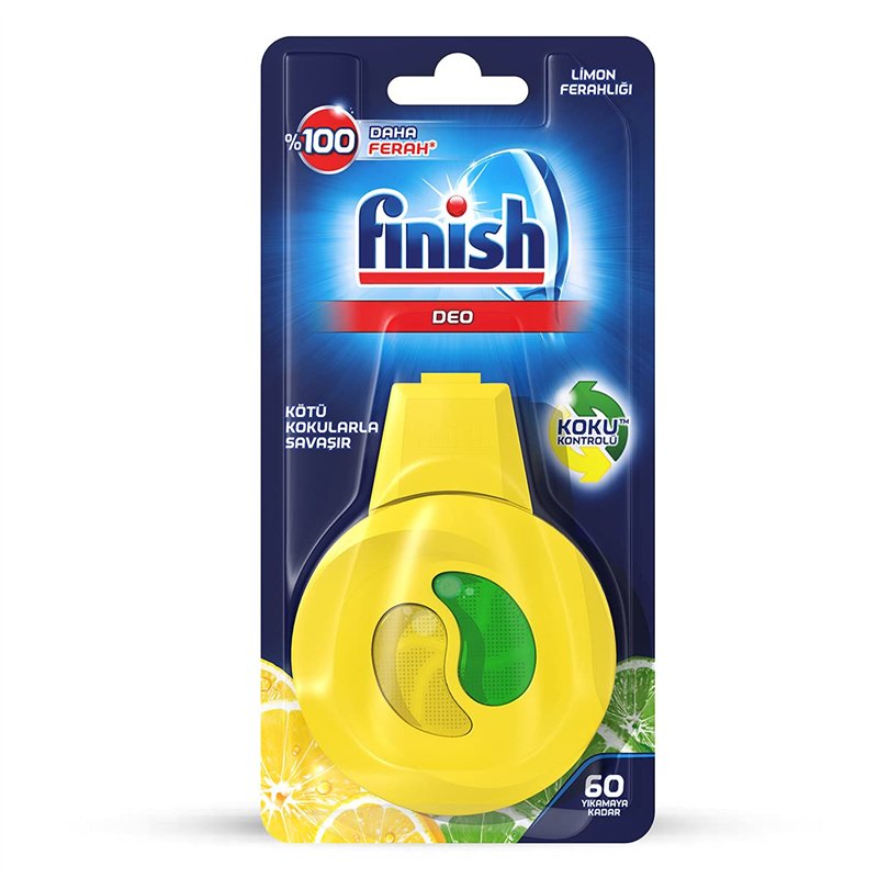 Finish Calgonit - Désodorisant Lave-Vaisselle - Citron - 5 m