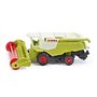 siku 1476, Moissonneuse-Batteuse Claas, Métal/Plastique, Vert, Rabatteur Mobile, Tuyau De Réservoir Pivotant