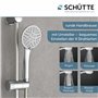 SCHÜTTE Napoli 64830 Set de douche avec barre de douche 4 types de jets Chromé