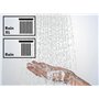 hansgrohe Raindance Select S Douche de tête 240 2 jet EcoSmart 9 l/min avec raccord au plafond, chromé, 26469000
