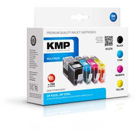 KMP H147V Cartouche d'encre Rendement élevé (XL) Noir, Cyan, Magenta, Jaune