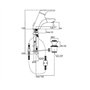 Ideal Standard A5654AA Mitigeur de lavabo CeraMix Blue Lift avec système d'évacuation Chromé