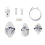 medisana Set d'accessoires pour inhalateurs, Masque d'inhalation & adaptateur nasal & embout buccal & filtre de rechange, Access