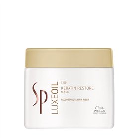 Wella Professionals - Masque Réparateur pour Cheveux Abimés - Luxe Oil Keratin Restore Mask - 400 ml