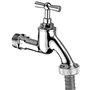 Schell avec poignée conformes à la vanne 1/2 "), chromé mat, 034050399