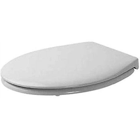 Duravit Bambi 0065700000 Siège de Toilette Soft Close Charnières en Acier Inoxydable Blanc