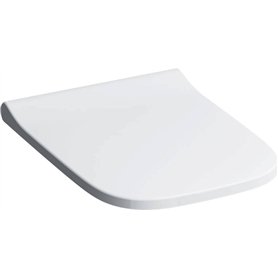 Geberit - Smyle Abattant avec Frein de Chute 45cm, Blanc (500.687.01.1) - 500.687.01.1