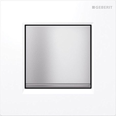 Geberit type 30 pour urinoir (Blanc/chromé mat)