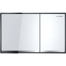 Geberit Sigma 115.640 Si 1 plaque de déclenchement en verre Blanc 60