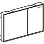 Geberit Sigma 115.640 Si 1 plaque de déclenchement en verre Blanc 60