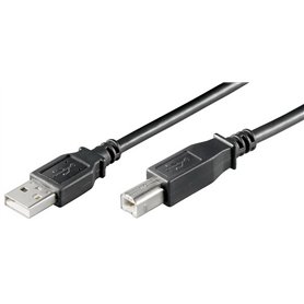 Goobay 93596 Câble Hi-Speed USB 2.0, Noir, 1.8m Longueur