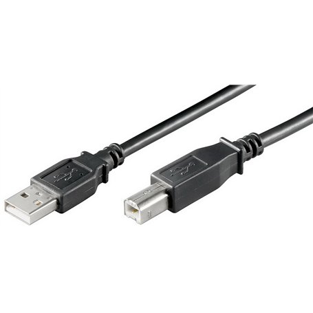 Goobay 93596 Câble Hi-Speed USB 2.0, Noir, 1.8m Longueur