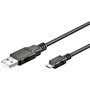 Goobay 93918 Câble Hi-Speed USB 2.0, Noir, 1m Longueur