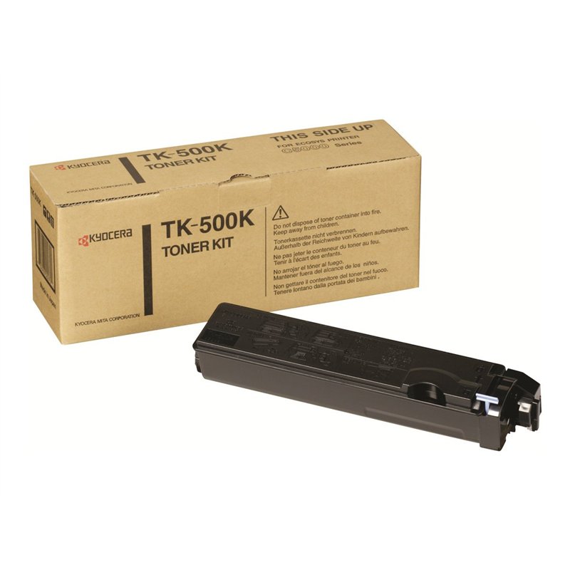 Kyocera - TK 500K - Noir - kit Toner - pour FS-C5016, C5016DN, C5016DNH, C5016DTN, C5016N