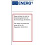 Ampoule 60 w e27 transparent 60 cL standardlampe cLAS a