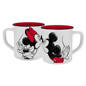 Disney - Mug Mickey Kiss Sketch Rouge