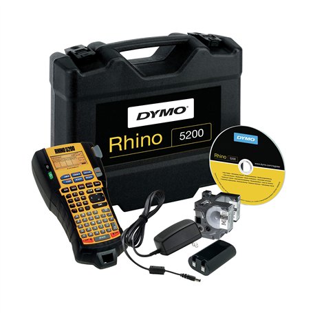 Dymo S0915350 utilise les étiquettes 6 D1 PnP, 9 x 12 mm, argent/gris