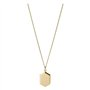 Fossil Collier JF03363710, Or, Taille Unique Femme