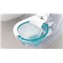 Villeroy & Boch O. Novo Toilette avec assise suspendue, chasse d'eau directe et sans bordure, 5660HR01