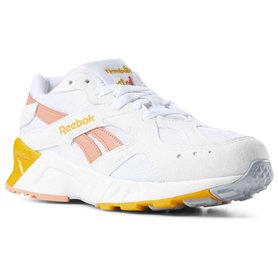 Reebok Mixte Sportswear Classic Aztrek Chaussures de Sport pour Homme Blanc Piste d'athlétisme, 41 EU
