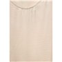 STREET ONE A344656 Haut en Satin, Beige Sable Lisse, 38 Femmes T-Shirt
