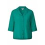 STREET ONE A344573 Chemisier à Manches 3/4, Intense Aqua, 40 Femme T-Shirt, Turquoise