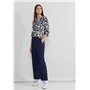 STREET ONE A344575 Blouse, Bleu Foncé, 48 Femme T-Shirt