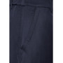STREET ONE Droite en Satin-Coupe Décontractée, Bleu Foncé, 38W x 32L Femme