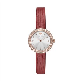 EMPORIO ARMANI OUTLET Emporio Armani Femmes Analogique Quartz Montre avec Bracelet en Cuir AR11438
