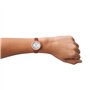 EMPORIO ARMANI OUTLET Emporio Armani Femmes Analogique Quartz Montre avec Bracelet en Cuir AR11438