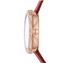 EMPORIO ARMANI OUTLET Emporio Armani Femmes Analogique Quartz Montre avec Bracelet en Cuir AR11438