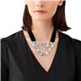 Emporio Armani Collier pour femme en métal argenté, EGS3049040