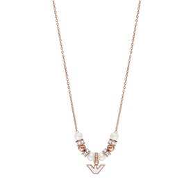 Emporio Armani Collier femme nacre blanche, EGS3053221