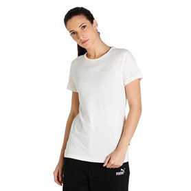 PUMA Ess+ Thé tricoté T-Shirt, incolore, M Femme