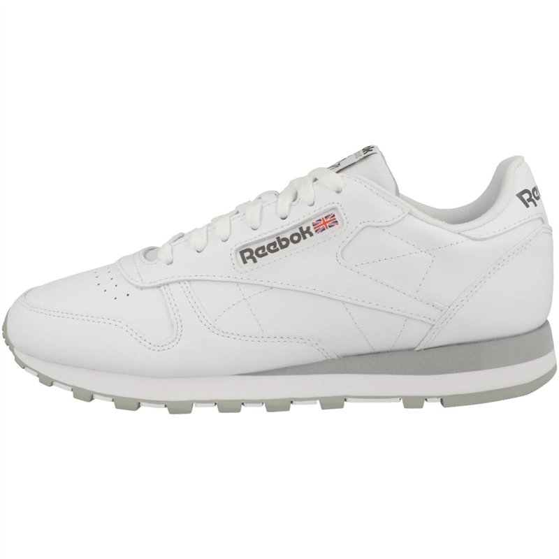 Reebok Mixte Classic Leather Sneaker, Ftwwht/Pugry3/Purgry, 45 EU