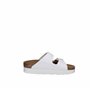 PAPILLE vegan by Birk Arizona blanc pantoufles femme plateforme chaussures végétaliennes, Blanc, 39 EU