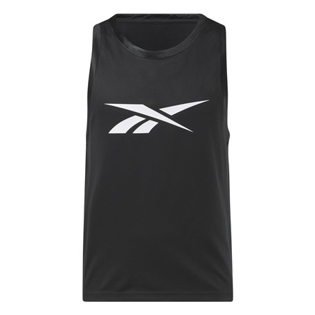 Reebok Maille de Basket-Ball Veste, Noir, S Homme
