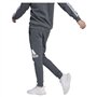 adidas Homme Essentials Fleece Tapered Cuff Big Logo Pants, Dark Grey Heather, XS