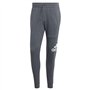 adidas Homme Essentials Fleece Tapered Cuff Big Logo Pants, Dark Grey Heather, XS