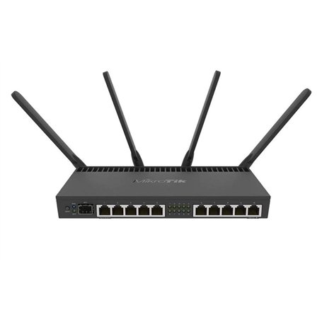 MikroTik RB4011iGS+5HacQ2HnD-IN routeur sans Fil Gigabit Ethernet Bi-Bande (2,4 GHz/5 GHz) Noir