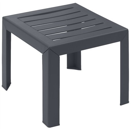 GROSFILLEX 53001002 Miami Table, Anthracite, 40 x 40 cm