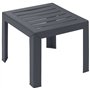 GROSFILLEX 53001002 Miami Table, Anthracite, 40 x 40 cm
