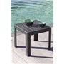 GROSFILLEX 53001002 Miami Table, Anthracite, 40 x 40 cm